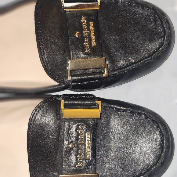 Kate Spade Black Leather Loafers - Picture 5 of 6